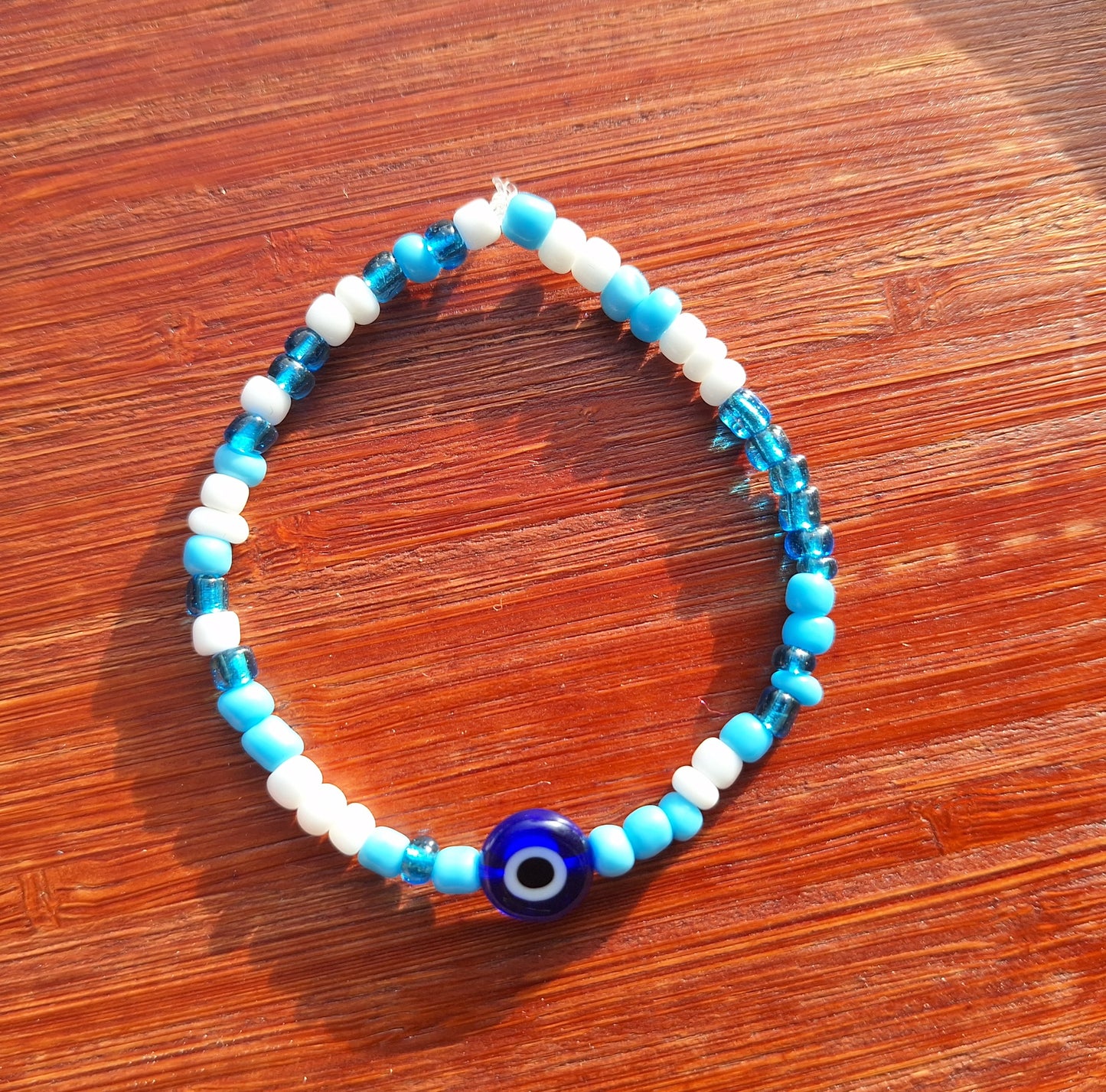 Ocean evil eye bracelet