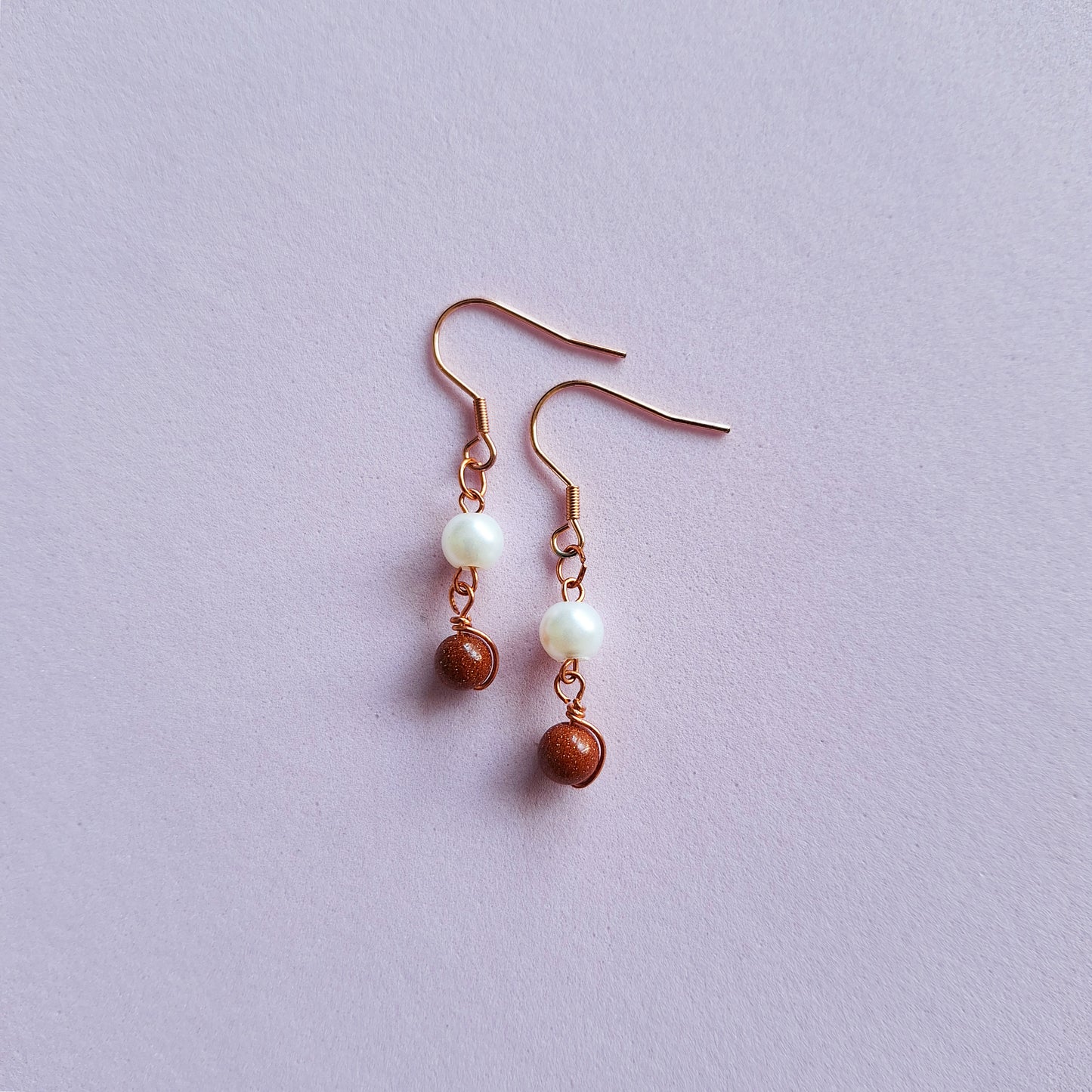Sunstone Earrings