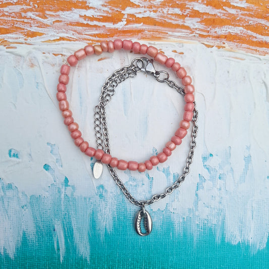 "Shell Whisper" handchain set