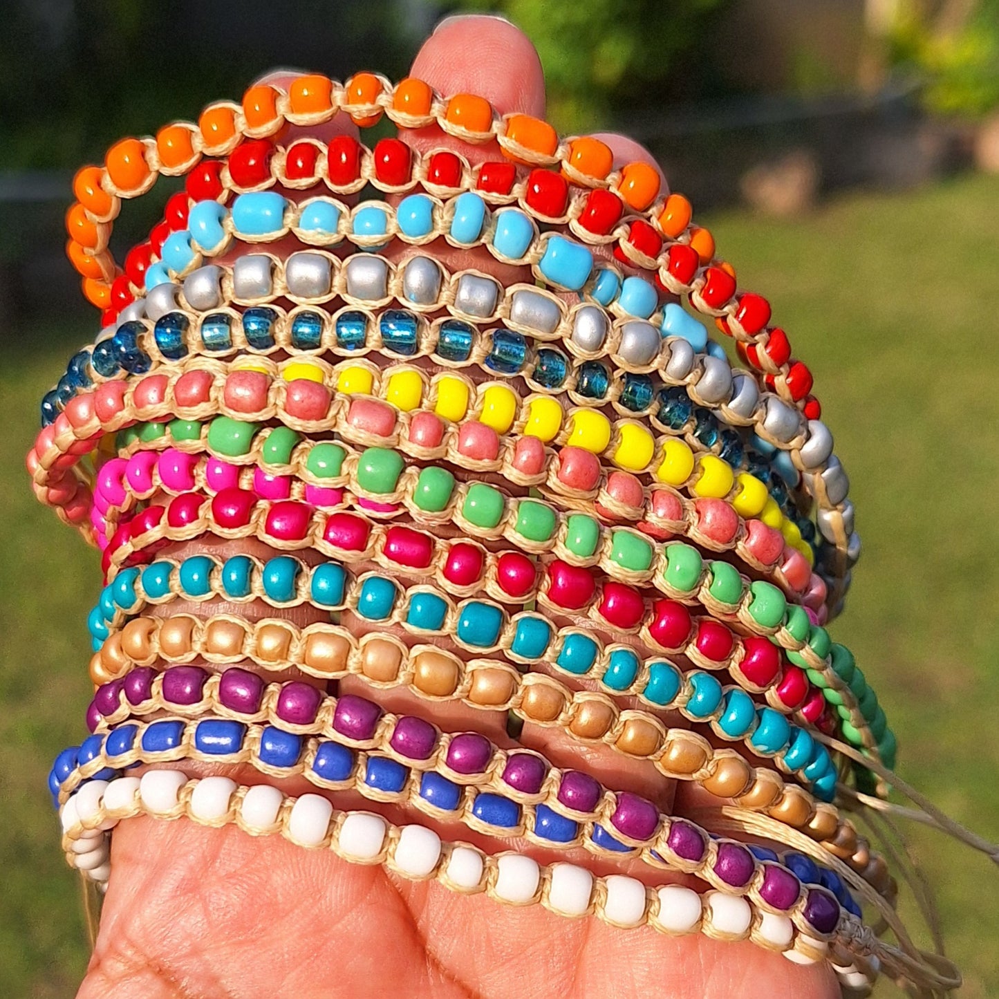 Boho Beach Macrame Bracelets