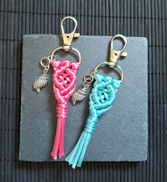 Mermaid tail Macramé keychain