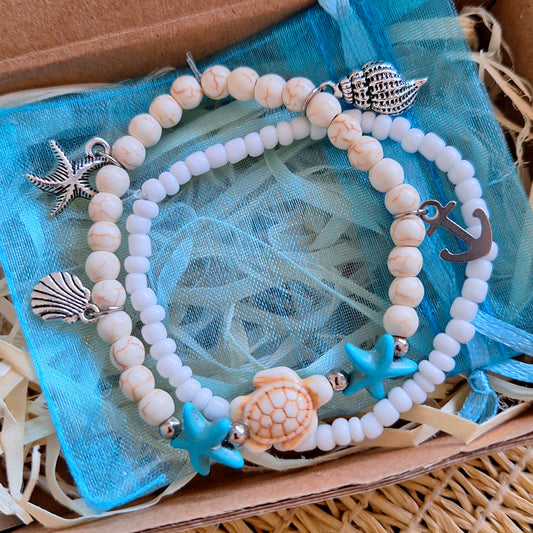 "Ocean Fiesta" Charm Bracelets